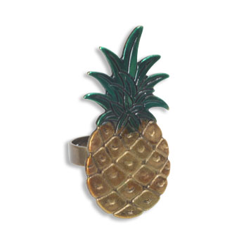 Beach : Bague ananas