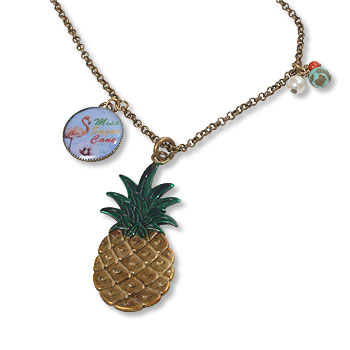  Beach : collier ananas