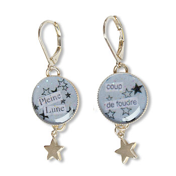 Cosmos : Boucles d'oreille