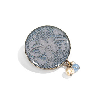 Fleur Bleue : Brooch