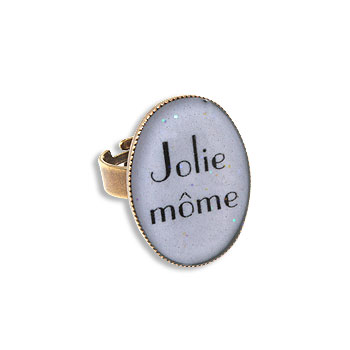  Jolie Môme : Bague ovale