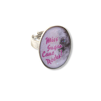 Rock Me : Bague ovale Miss Sugar Cane rocks